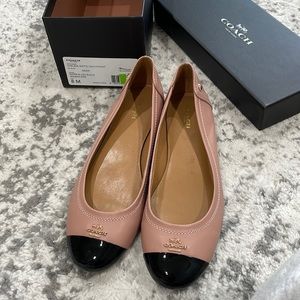 Coach mauve flats